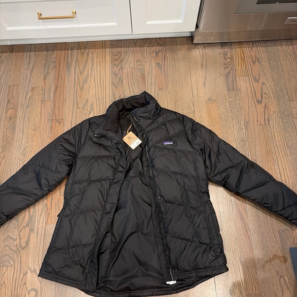 Patagonia Black Jacket with Logo